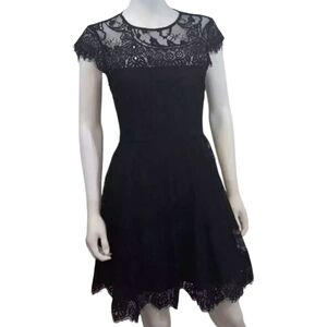 DD DakotaElegant Black Lace Dress SZ S